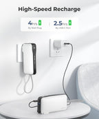 1 Pack Portable Charger with Built-in USB-C Cable & Plug, 000mAh 5V/4.5A Power - Image 8