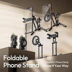 ULANZI Magnetic Phone Tripod Stand, Foldable Mini Tripod - Image 2