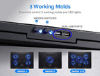 Laptop Cooling Pad 17inch 15.6 14 13 12inch Gaming Cooler Pad Chill Mat 5 Quiet - Image 7