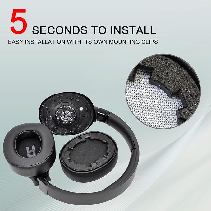 Replacement Ear Pads for JBL Tune 700/710/720/750/760/770 Headphones, Headset - Image 6
