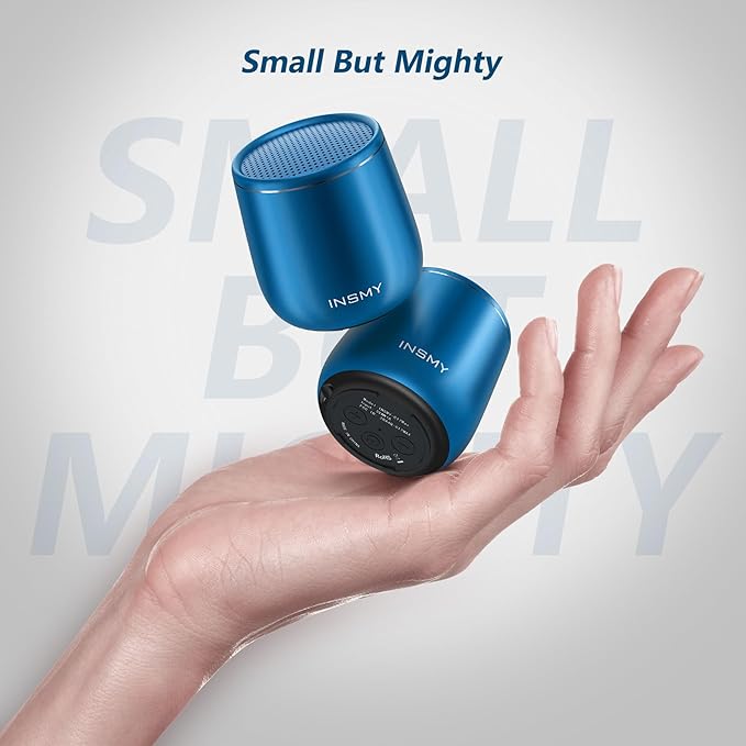 INSMY Small Bluetooth Speaker, Waterproof Mini Portable Wireless Speaker - Image 2