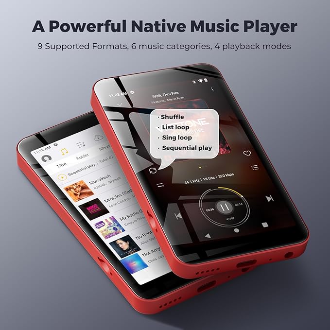 innioasis G5 MP3 Player with Bluetooth and WiFi, 160GB Player with Spotify - Image 5