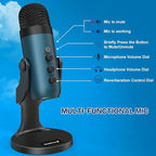 ZealSound Podcast Microphone for PC, Noise Cancellation USB Mic - Image 5