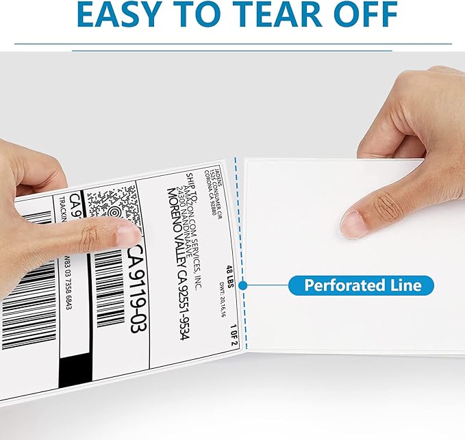 JADENS Thermal Labels 4x6-500 Labels, Compatible - Image 4