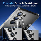 X-it Camera Lens Protector for Samsung S25 Ultra, 9H Tempered Glass, - Image 3
