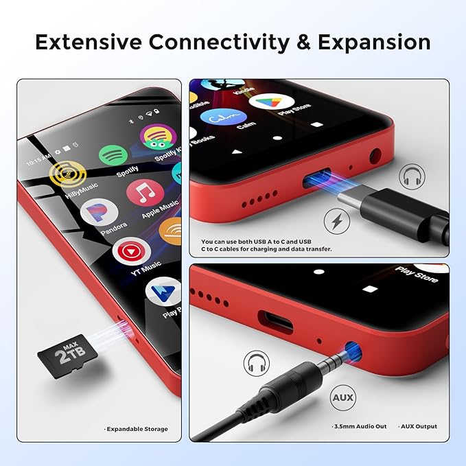 innioasis G5 MP3 Player with Bluetooth and WiFi, 160GB Player with Spotify - Image 6