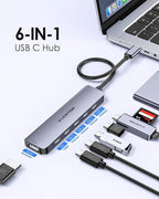 LENTION 6-in-1 USB C Hub Dock - Image 2