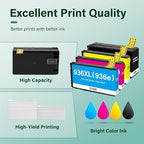 936XL 936 9125e Ink Cartridges Combo Pack: Replacement - Image 6