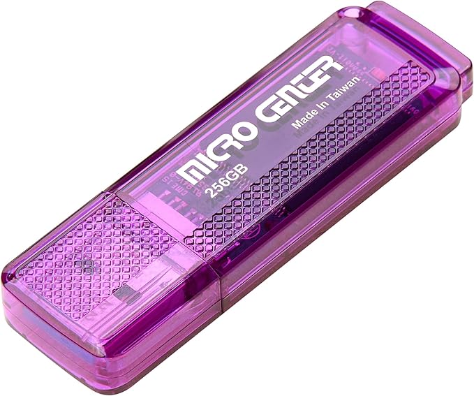 INLAND Micro Center SuperSpeed 256GB USB 3.0/USB3.1 Gen1 Flash Drive Gum Size by INLAND