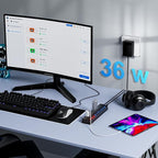 Powered USB Hub, 10-Port USB Splitter Hub - Image 9