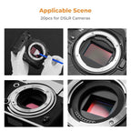 K&F Concept 20 Pack APS-C Frame Sensors Cleaning Swabs, DSLR SLR Digital Camera - Image 8