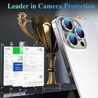 YWXTW Camera Lens Protector for iPhone 16 Pro/iPhone 16 Pro Max, Tempered Glass - Image 2