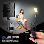 1-Pack LED Video Light Kit, NiceVeedi Photography Lighting Kit, 2800-6500K - Image 6