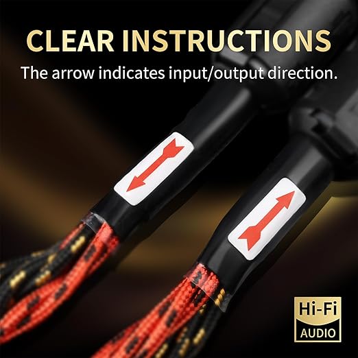 10 AWG Audiophile HiFi Speaker Audio Cable–4N OFC Core, 24K Gold-Plated Banana - Image 6