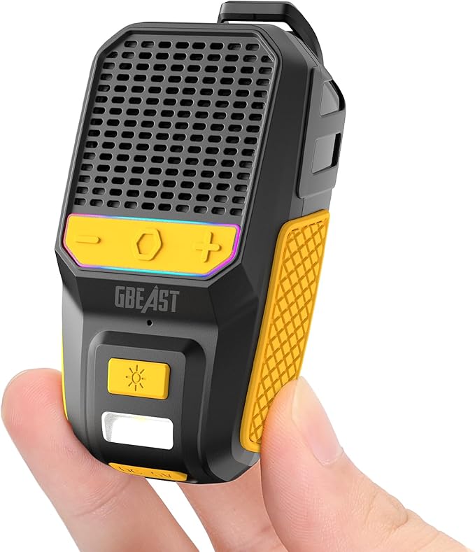 GBEAST Wearable Bluetooth Speaker, Clip-On Mini Portable Speakers All Day by Gbeast