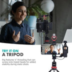 Movo Video Rig Compatible with The DJI OSMO Pocket 1, 2 - Image 7