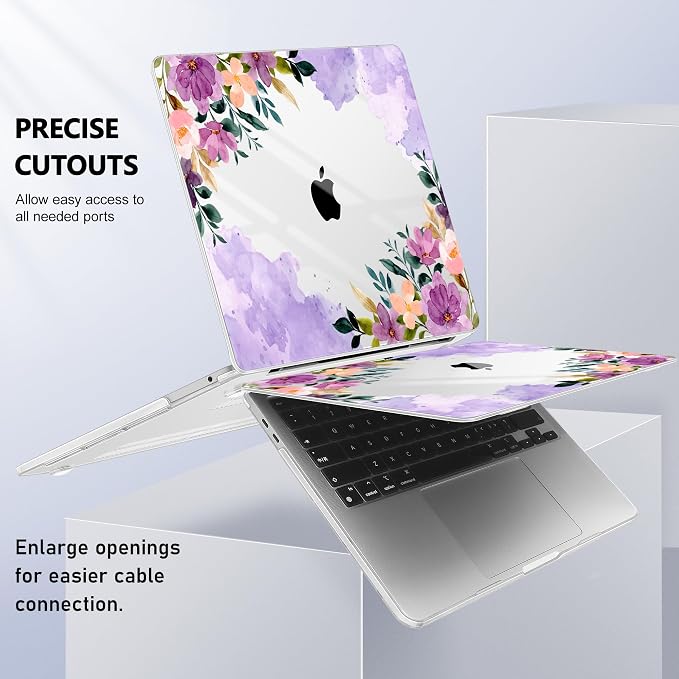 Case for MacBook Pro 13 inch with/Without Touch Bar, Hard Shell + Keyboard - Image 8