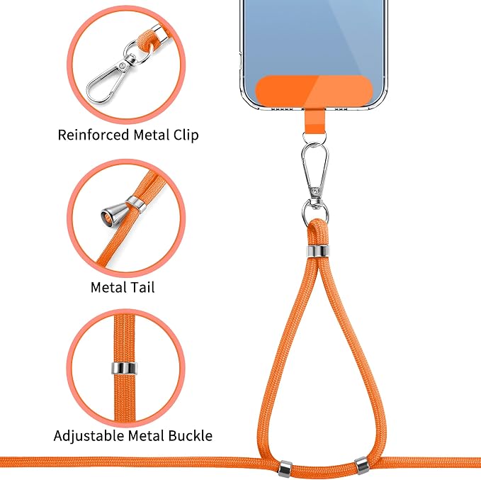 CACOE Cell Phone Lanyard Universal Crossbody Multifuctional Lanyard Compatible - Image 5