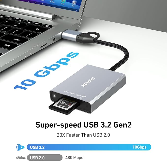 BENFEI CFexpress Type A Card Reader - Image 3