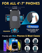 Phone Holders for Your Car, 2025 New Car Phone Holder Cell Smartphone Mount - Image 5