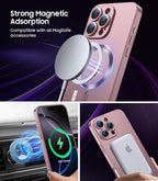 Magnetic for iPhone 16 Pro Max Case Slim Soft Silicone Bumper Shockproof - Image 3