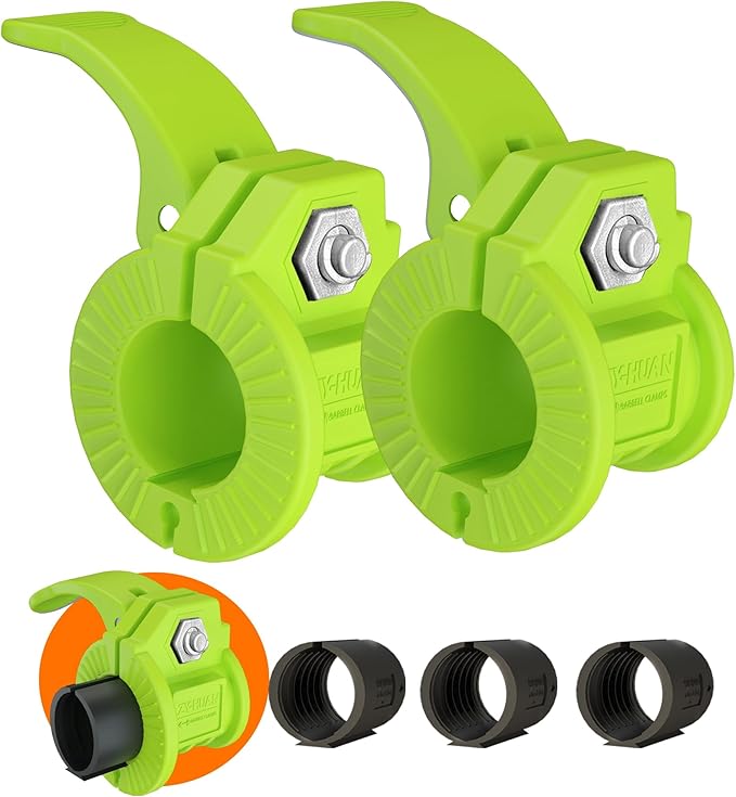 Barbell Clips 1 Inch Quick Release Weight Clamps 0.9-1.18inch Multi-Size by ZY-HUAN