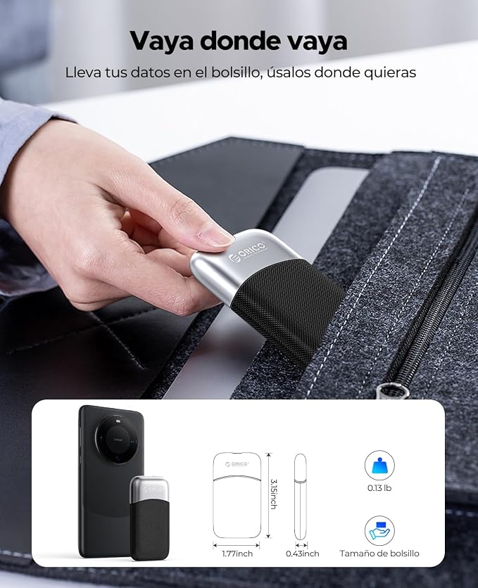 ORICO 2TB External SSD Up to 2000MB/s, Portable Solid State Drive - Image 5