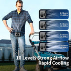 Socool 20000mAh Portable Waist Fan Clip on Wearable Belt Personal Fan - Image 3