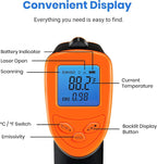 Etekcity Infrared Thermometer 1080, Heat Temperature Temp Gun - Image 10