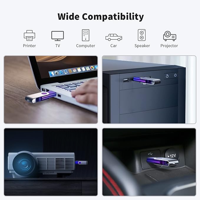 ABLAZE 64GB Flash Drive 2 Pack, USB 2.0 Thumb Drives - Image 6