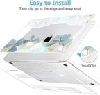 Mektron for MacBook Air 13 Case A1466/A1369, Snap-on Plastic Hard Shell Cover - Image 3