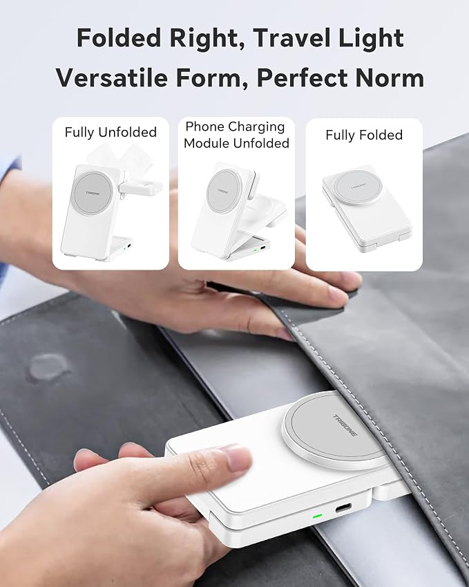 3 in 1 Charging Station for iPhone 16/15/14/13/12 Series, Wireless Charger for - Image 4