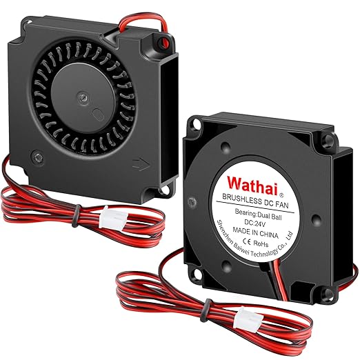 Wathai DC 4010 Blower Fan 24V Duall Ball High Speed by Wathai
