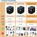 International Travel Adapter Voltage Converter to Step Down 230V to 120V - Image 5