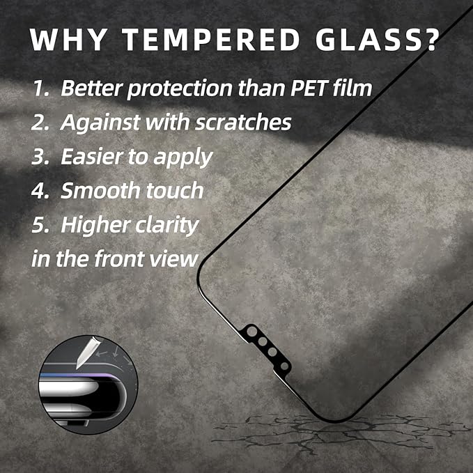 EGKimBa compatible with iPhone 14 Plus or iPhone 13 Pro Max Privacy Screen - Image 6