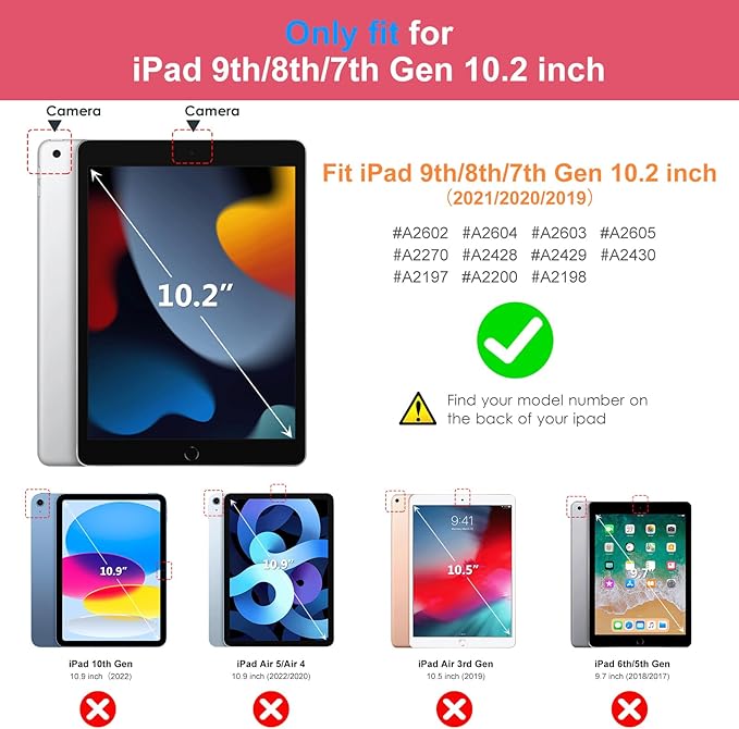 DTTO for iPad 9th/8th/7th Generation 10.2" Case 2021/2020/2019 - Image 2