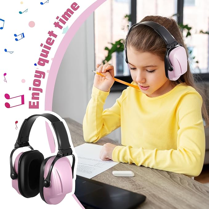 Amylove 12 Pcs Kids Ear Protection Noise Cancelling Headphones Ear Muffs Bulk - Image 5