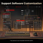 Redragon S156 Wireless Keyboard and Mouse - Image 8