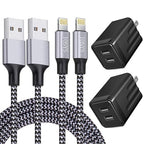 iPhone Fast Charger, iPhone Charger Fast Charging 2Pack Dual Port USB Wall by Unknown