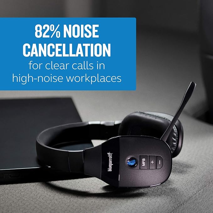 BlueParrott S450-XT Stereo Bluetooth Wireless Headphones 82% Noise Canceling - Image 4