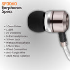 Sephia SP3060 Wired Headphones, HD Bass Driven Audio, Lightweight Aluminum - Image 8
