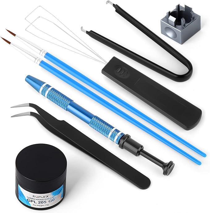 YIMAGUJRX RUNJRX Keyboard Switch Lube Kit GPL 205G0 0.53oz/15g, Switch Opener by YIMAGUJRX