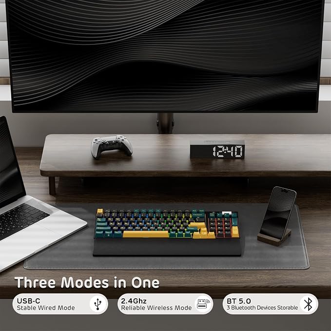 RK ROYAL KLUDGE RK96 RGB Limited Ed, 90% 96 Keys Wireless 3-Mode - Image 3