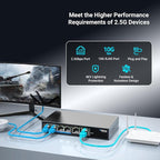 6 Ports 10Gb Unmanaged Ethernet Switch - Image 3