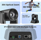 PTZ Camera 20X Optical Zoom HDMI IP Live Streaming SDI USB3.0 1080P 60fps PoE - Image 2