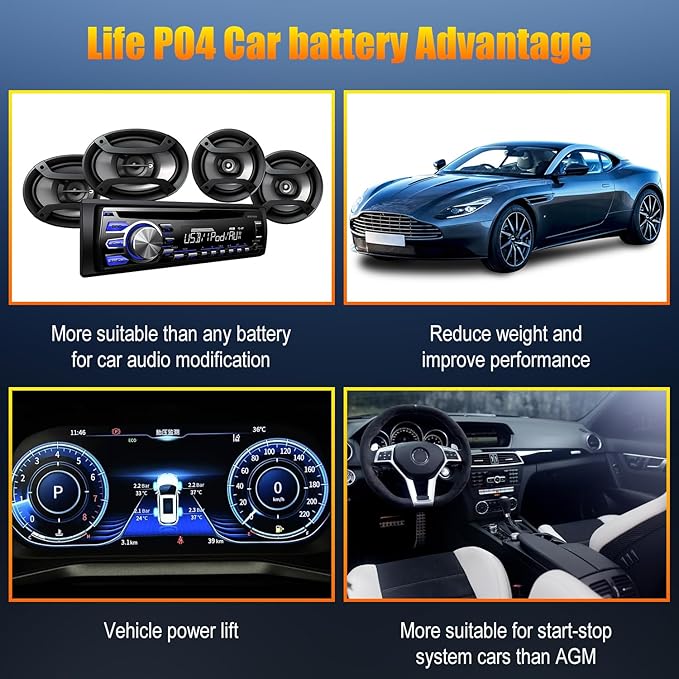 TPE Car Start-Stop Lithium Battery GROUP 48 12V 60AH Car Battery - Image 7