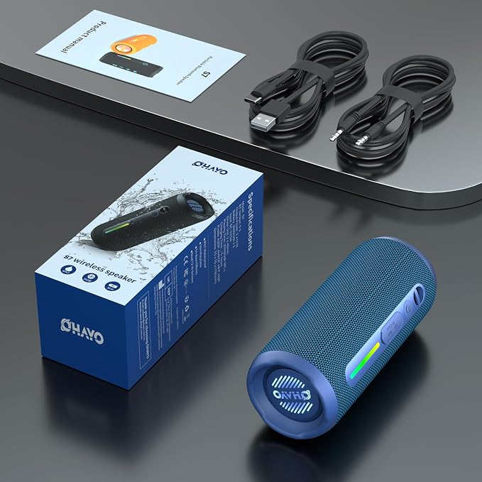 OHAYO Portable Bluetooth Speaker, IPX7 Waterproof Wireless Speaker - Image 8