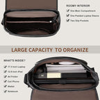 ESTARER Men's Messenger Bag 17.3 Inch Upgraded, Water-resistant Canvas Laptop - Image 7