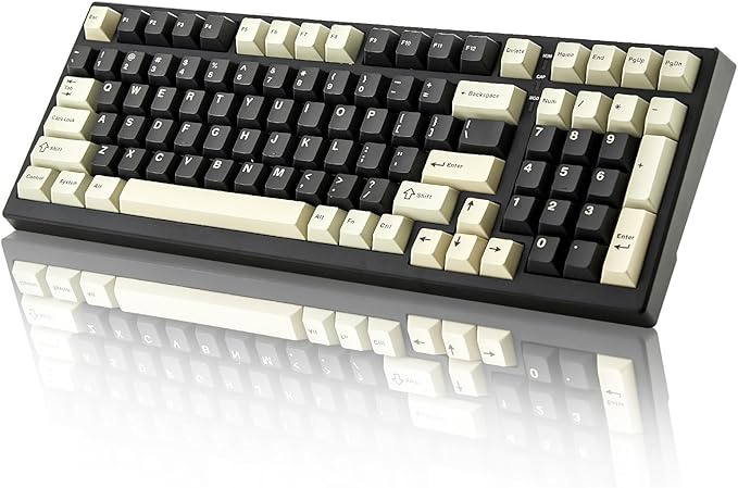 YUNZII YZ98 Gasket Mechanical Keyboard, 99 Key Hot Swappable BT5.0/2.4G/USB-C by YUNZIIMECHANICALKEYBOARD
