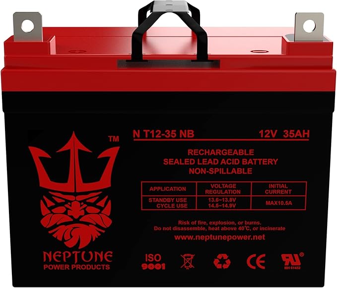 NT-12-35 NB 12V 35AH U1 Deep Cycle AGM Solar Battery Replaces 33Ah, 36Ah Brand - Image 2